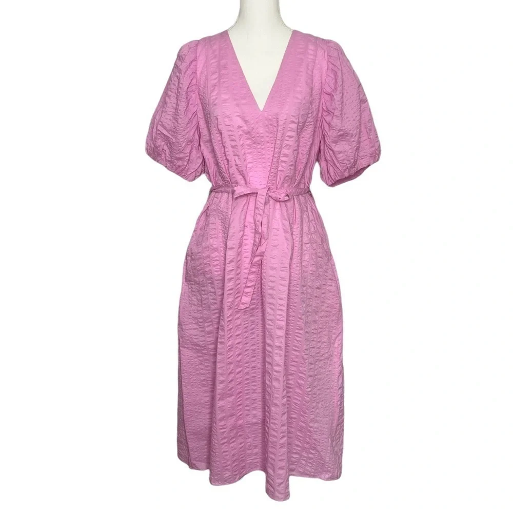 Baum Und Pferdgarten Azalia Midi Dress Orchid Size 40 NWT - Picture 5 of 12